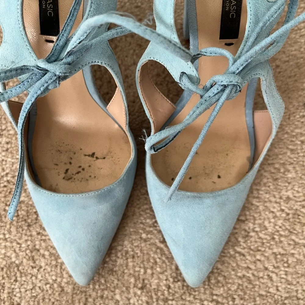 Zara Basic blue heels 37 - Picture 6 of 7
